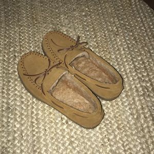 Tan Moccasins